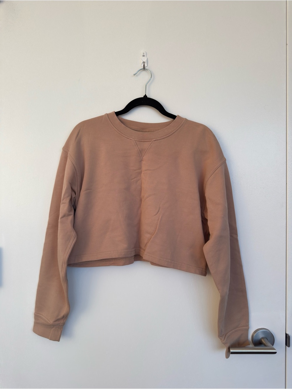 lululemon Cropped Crew Sweatshirt - Tan